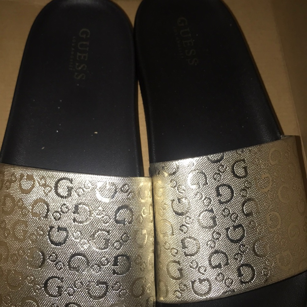 Silver/gold guess sandals